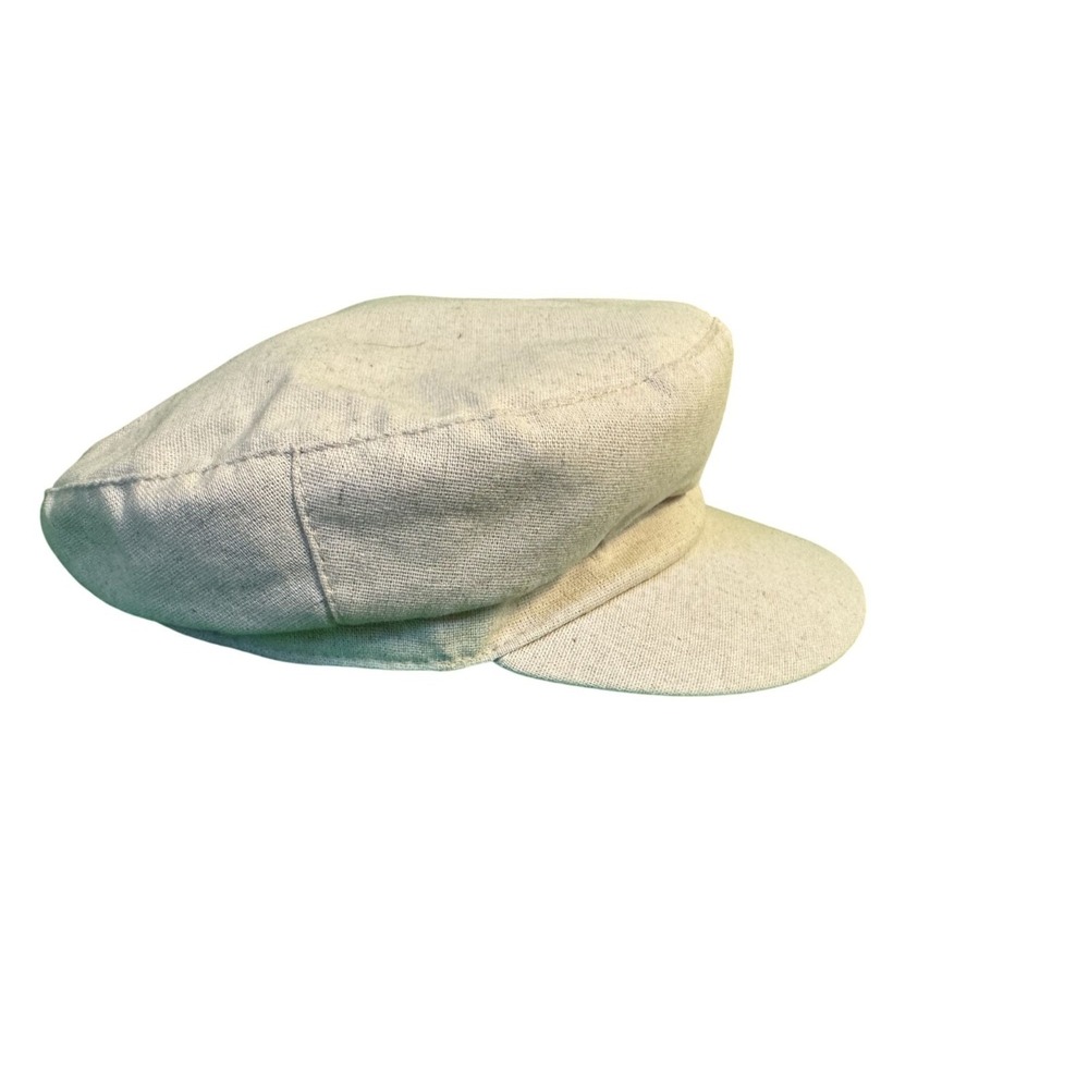 White Hemp Newsboy Cap Made In China